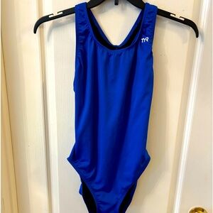 TYR Swimsuit Royal Blue Size 40